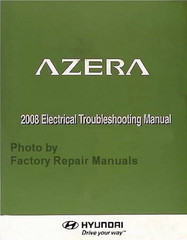 2008 Azera Electrical Troubleshooting Manual Hyundai