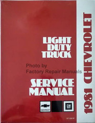 1981 Chevrolet Light Duty Truck Service Manual