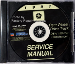 1991 Service Manual D&W 150-350 Ramcharger