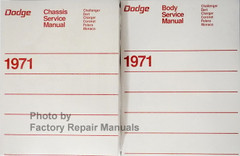 Dodge Service Manual Challenger, Dart, Charger, Coronet, Polara, Monaco 1971