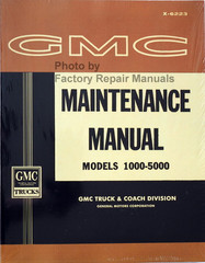 1962 GMC Truck 1000-5000 Service Manual 