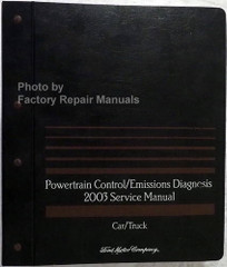 2003 Ford Lincoln Mercury Car and Truck Powertrain Control / Emissions Diagnosis Service Manual