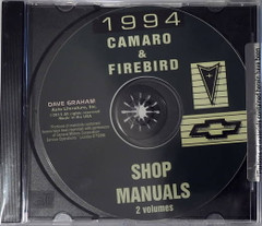 1994 Chevrolet Camaro Pontiac Firebird  Service Manual Volume 1, 2 on CD