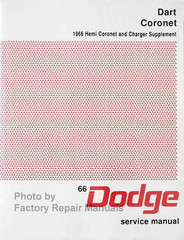 1966 Dodge Dart Coronet Charger Service Manual