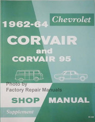 1962-64 Chevrolet Corvair and Corvair 95 Shop Manual Supplement