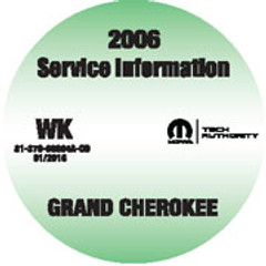 2006 Jeep Grand Cherokee Service Information Manual