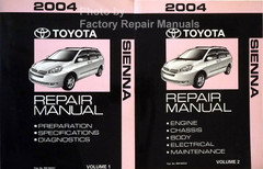 2004 Toyota Sienna Repair Manual Volume 1, 2