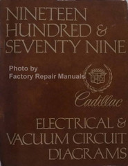 1979 Cadillac Electrical and Vacuum Circuit Diagrams Manual