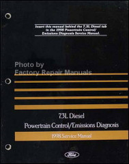 1998 Ford 7.3L Diesel Powertrain Control/Emissions Diagnosis Service Manual