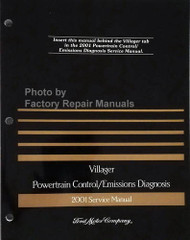 2001 Mercury Villager Powertrain Control / Emissions Diagnosis Service Manual