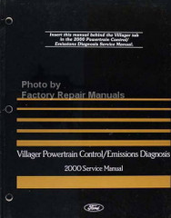 2000 Mercury Villager Powertrain Control / Emissions Diagnosis Service Manual