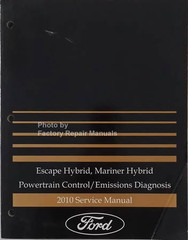2010 Ford Escape Hybrid, Mercury Mariner Hybrid Powertrain Control/Emissions Diagnosis Service Manual 