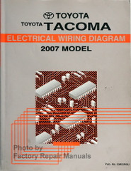 Toyota Tacoma Electrical Wiring Diagram 2007 Model
