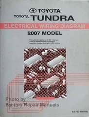 2007 Toyota Tundra Electrical Wiring Diagrams