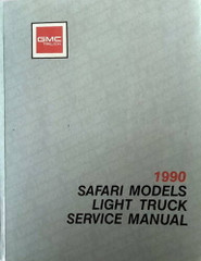 1990 GMC Safari Van Models Service Manual