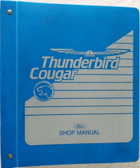 1989 Ford Thunderbird Mercury Cougar Shop Manual