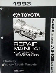 1993 Toyota A340E (2JZ-GE), A340E (2JZ-GTE) Automatic Transmission Repair Manual