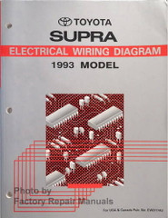 1993 Toyota Supra Electrical Wiring Diagrams