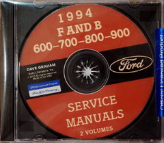 1994 Ford F600 F700 F800 F900 B600 B700 Service Manuals CD