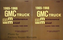 1965 1966 GMC Truck Van Suburban 1000-5000 Service Manual