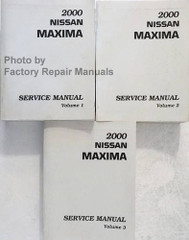 2000 Nissan Maxima Service Manual Set (Early VIN\'s)