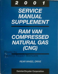 2001 Dodge Ram Van Compressed Natural Gas CNG Service Manual Supplement