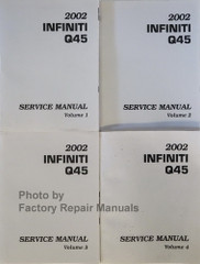 2002 Infiniti Q45 Service Manual Volume 1, 2, 3, 4