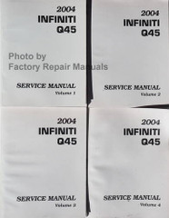 2003 Infiniti Q45 Service Manual Volume 1, 2, 3, 4