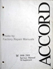 1998-2001 Honda Accord Service Manual V6 Supplement