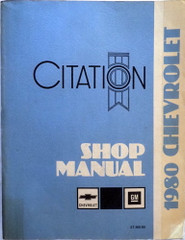 1980 Chevy Citation Shop Manual