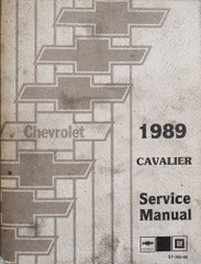 1989 Chevy Cavalier Service Manual