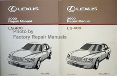 2000 Lexus LS400 Repair Manual Volume 1, 2