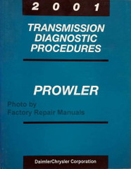 2001 Chrysler Plymouth Prowler Transmission Diagnostic Procedures Manual