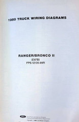 1989 Ford Bronco II and Ranger Electrical Wiring Diagrams