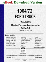 1964-1972 Ford Truck Master Parts and Accessory Catalog Download