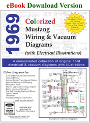 1969 Ford Mustang Colorized Wiring and Vacuum Diagrams Download