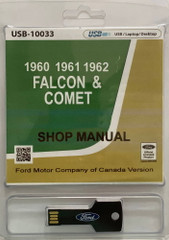 1960 1961 1962 Ford Comet and Falcon Shop Manual
