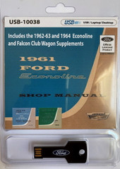 1961-1964 Ford Econoline and Falcon Club Wagon Shop Service Manual on USB
