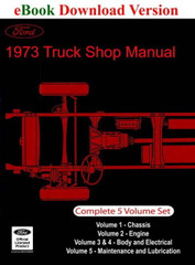 1973 Ford Truck Bronco Econoline Bus Shop Manual