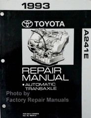 1993 Toyota MR2 Automatic Transmission Repair Overhaul Manual 