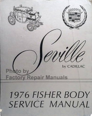1976 Cadillac Seville Body Service Manual