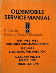 1981-1983 Olds Computer Control and Electronic Fuel Injection Diagnosis Charts