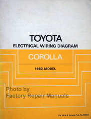 1982 Toyota Corolla Electrical Wiring Diagrams