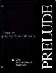 2000 Honda Prelude Service Manual Supplement