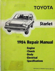 1984 Toyota Starlet Repair Manual
