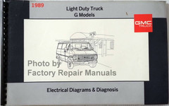 1989 GMC G Van Wiring Diagrams