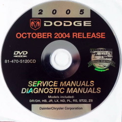2005 Dodge Neon and SRT-4 Factory Service & Diagnostics Manuals