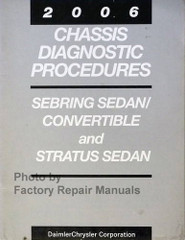 2006 Chrysler Sebring Dodge Stratus Body Diagnostic Procedures 