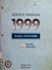 1999 Cadillac Deville, Eldorado Service Manual Volume 2