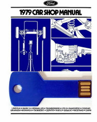 1979 Ford, Lincoln Mercury Car Factory Shop Manuals on USB